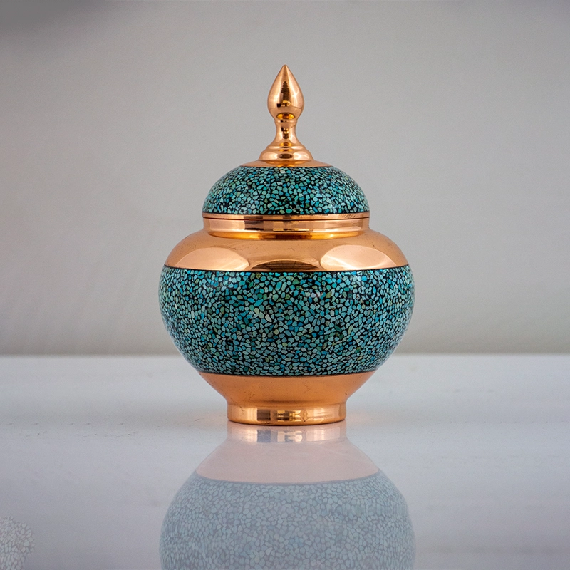 قندان سیبی فیروزه کوب