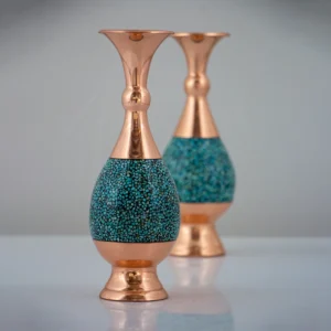 گلدان فیروزه کوب 25 سانتی